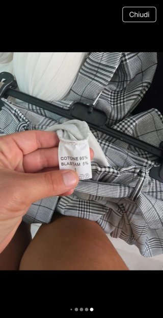 Tailleur con corpetto a quadri