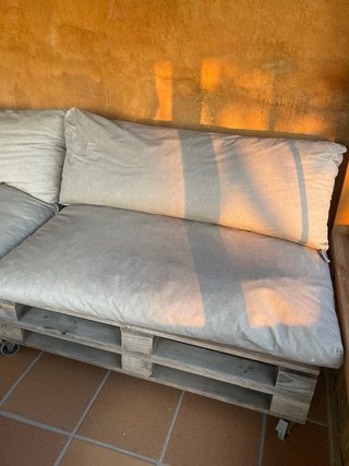 Conjunto de 2 Sofás de Palets con Cojines HAPPERS