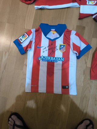 Camiseta At. Madrid Firmada