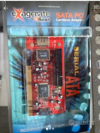 Scheda SATA Cardbus Adapter Hamlet