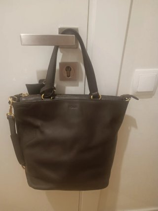 Bolso de Piel TOUS Marrón