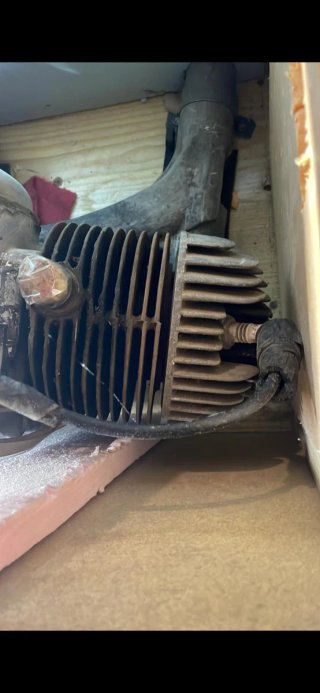 Vespa 125 L 1964  completa desmontada