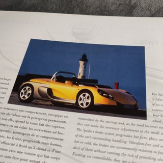 Catálogo Renault Spider 1996 Original