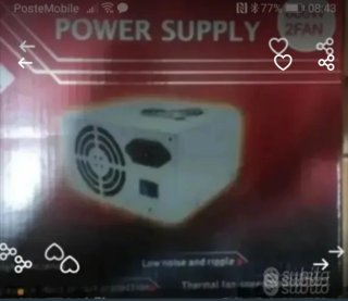 Alimentatore PC 600W 2 ventole