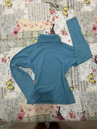Maglia con collo alto Turchese laormiga