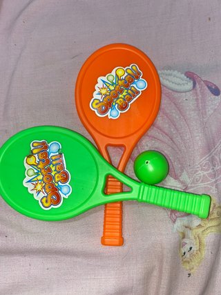 Set de 2 Raquetas de Ping Pong de Juguete