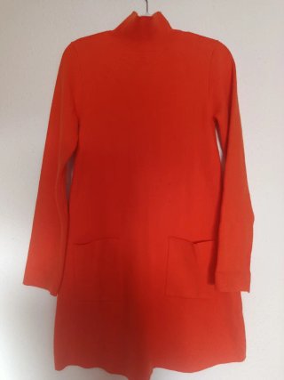 Vestito in maglia arancione
