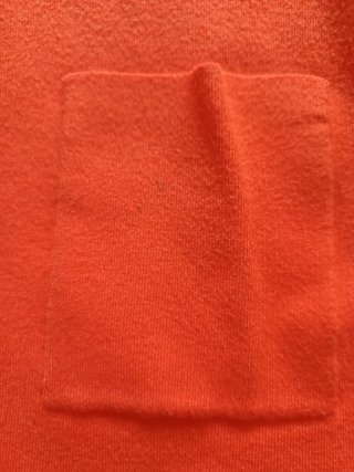 Vestito in maglia arancione