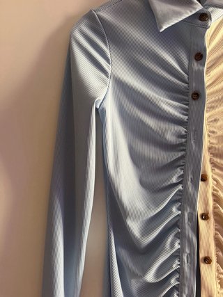Abito SHEIN bicolore blu e beige