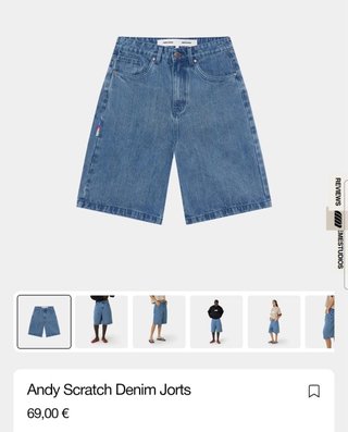 Shorts vaqueros EME con etichetta in buono stato