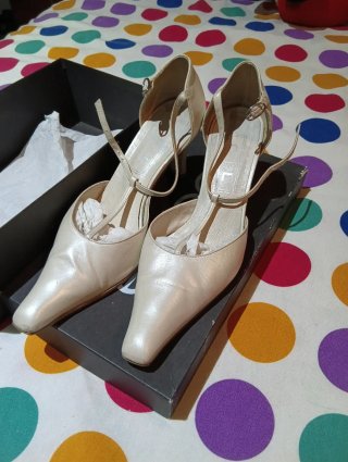 Stivali da sposa con tacco bianco