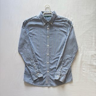 Camisa Tommy Hilfiger rayas azul niño talla 14