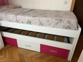 Cama Nido con 3 Cajones(90 × 190)