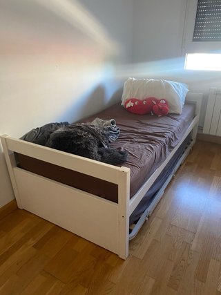 Cama nido individual blanca