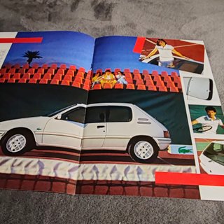Catálogo Peugeot 205 Lacoste de 1985 Original