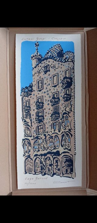 Serigrafía Original Jaume Canut - Casa Batlló