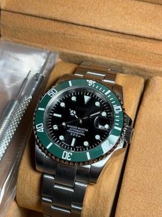 Reloj Seiko Mod Submariner Starbucks 40mm