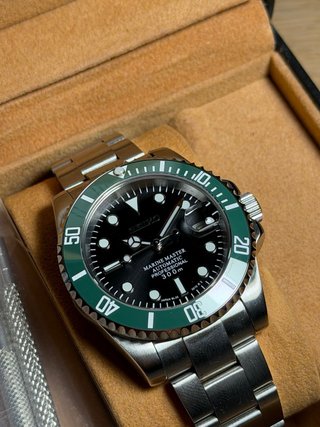 Reloj Seiko Mod Submariner Starbucks 40mm