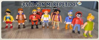 Lote Figuras Playmobil Disney y Superhéroes