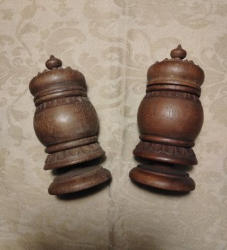 Coppia Grolle Valdaostane Legno