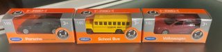 Set de 3 Coches Welly Nex Models 1:60