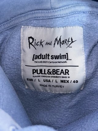 Sudadera Rick and Morty Azul