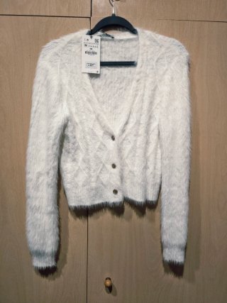 Chaqueta Zara Blanca Talla M