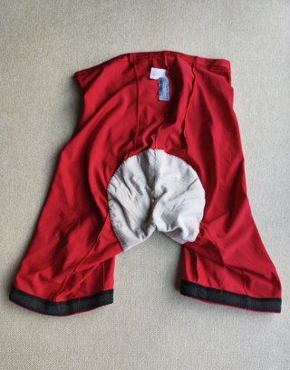 Culote Nalini Base Talla L Rojo Sin Tirantes