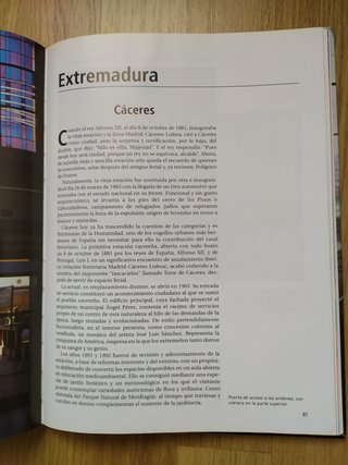 Libro ESTACIONES DE FERROCARRIL (Tesoros de España