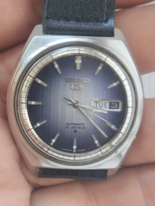 Reloj Seiko 5 Automático Azul