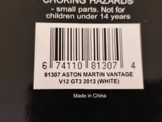 AUTOart 1:18 Aston Martin V12 GT3 Plain body