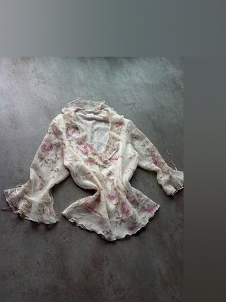Blusa de Mujer Italian Vintage de Flores -...