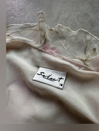 Blusa de Mujer Italian Vintage de Flores -...