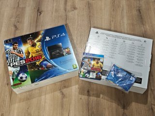 Caja PS4 + Videojuego PES 2016