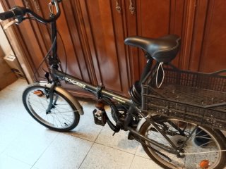 Bicicleta Plegable Racer Negra