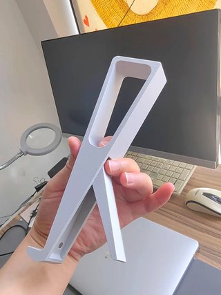 Soporte para portátil blanco