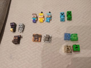 Muñecos Minecraft Kinder Sorpresa