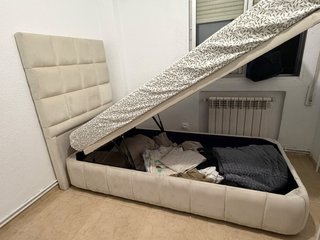 Cama Canapé Abatible Beige