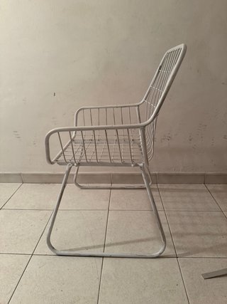 Silla de Metal Blanca