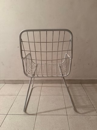 Silla de Metal Blanca