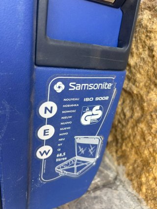 Maleta Samsonite Azul ISO 9002