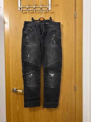 Vaqueros Hombre Negros Talla M