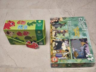 Lote de 2 Puzzles Infantiles