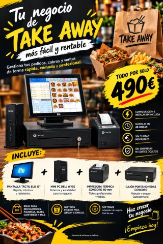 TPV Completo para Take Away