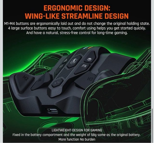Palancas traseras para mando Armor X