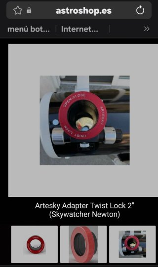Adaptador Artesky Twist Lock 2" SkyWatcher Newton