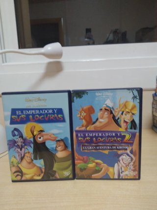 2 dvds Disney.El Emperador y sus Locuras 1 y 2.