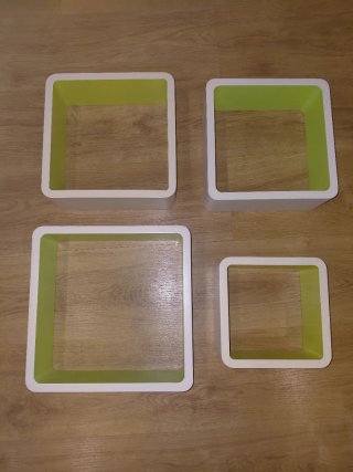 Estanterías Decorativas Cubo (Set 4)