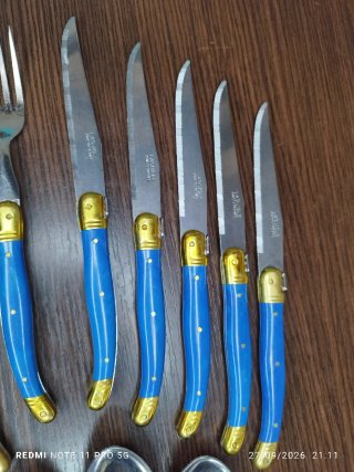 22 Cubiertos Franceses Vintage Laguiole