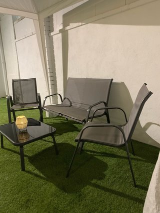 Conjunto de Jardín Gris
